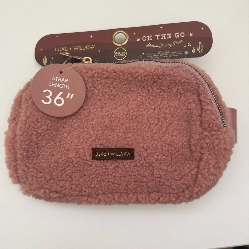 NWT | Sherpa Fanny Pack Bundle | Steve Madden + Luxe & Willow - Picture 3 of 13